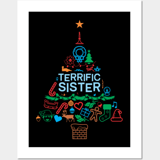 Terrific Sister - Xmas Tree 2 - Christmas Posters and Art